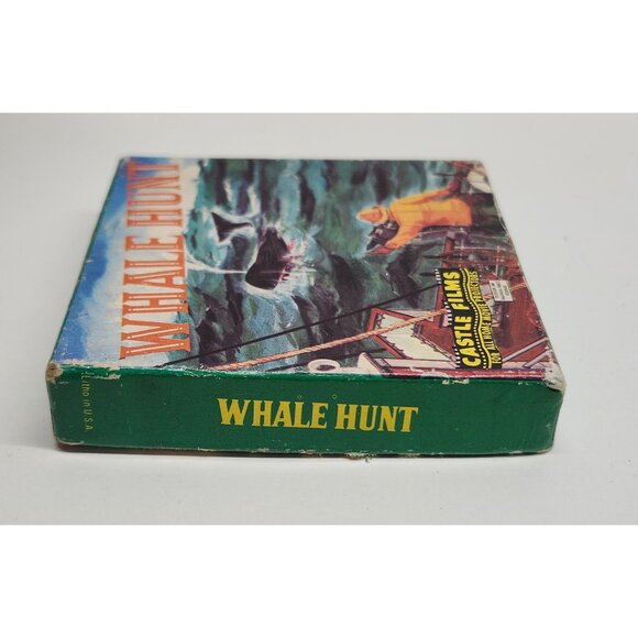 Vintage 8mm Film "Whale Hunt" Movie Reel Castle Films IOB - Picture 9 of 11